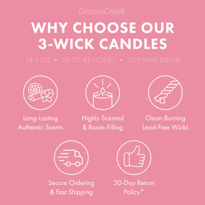 Black Cherry 3-Wick Candle