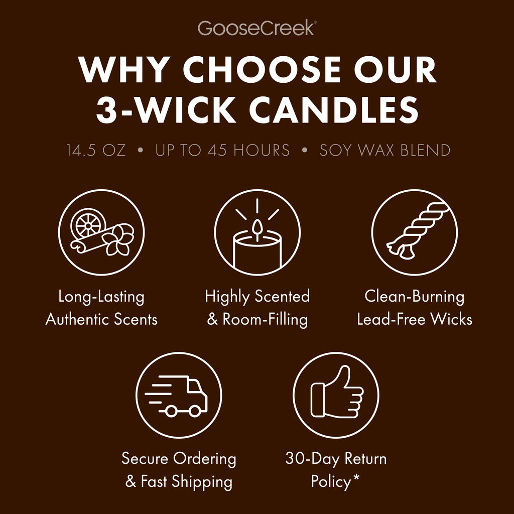 Cashmere Linens 3-Wick Candle